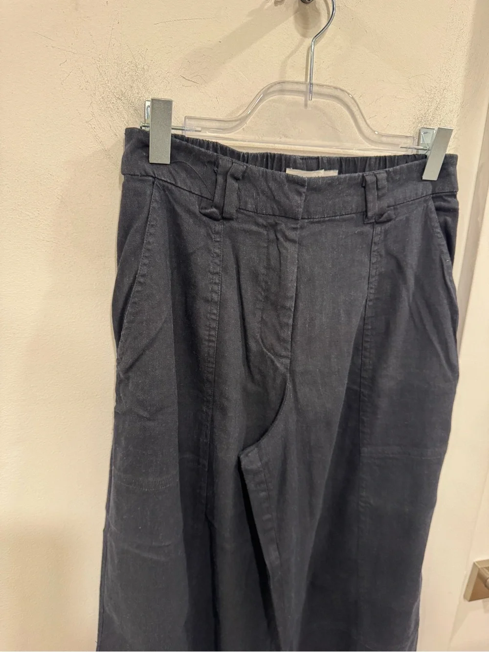 Simkhai Black Wide-Leg Pants